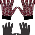 Red Paisley Glove
