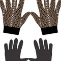 Brown Snakeskin Glove